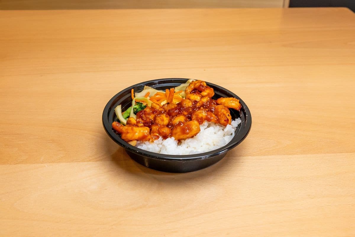 Sweet and Spicy Shrimp Bowl