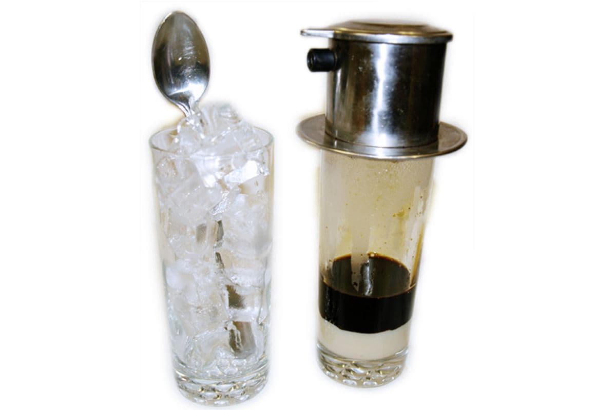 D02. Vietnamese Filtered Coffee with Condensed Milk and Ice