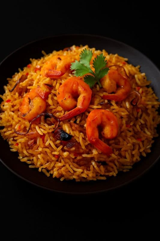 Shrimp Biryani / Biryani aux crevettes