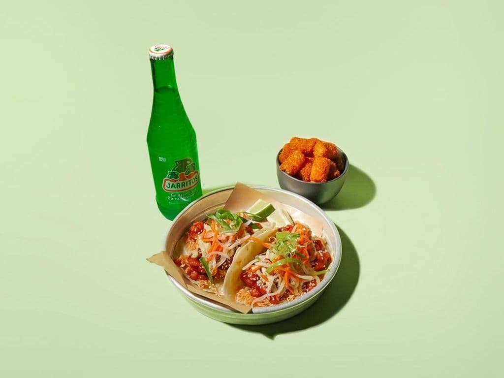 Vegan Gochujang Chikun Taco Combo