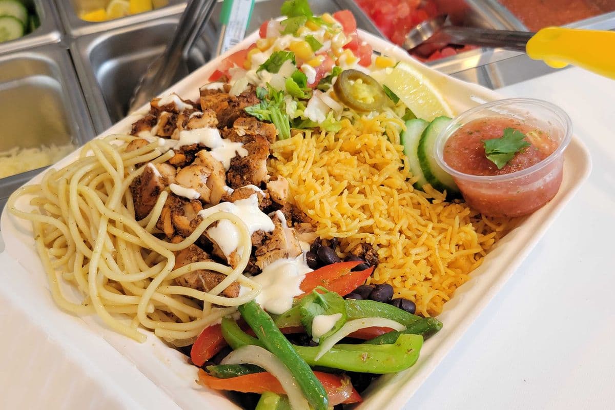 Fusion Majboos Kabsa Rice Platter
