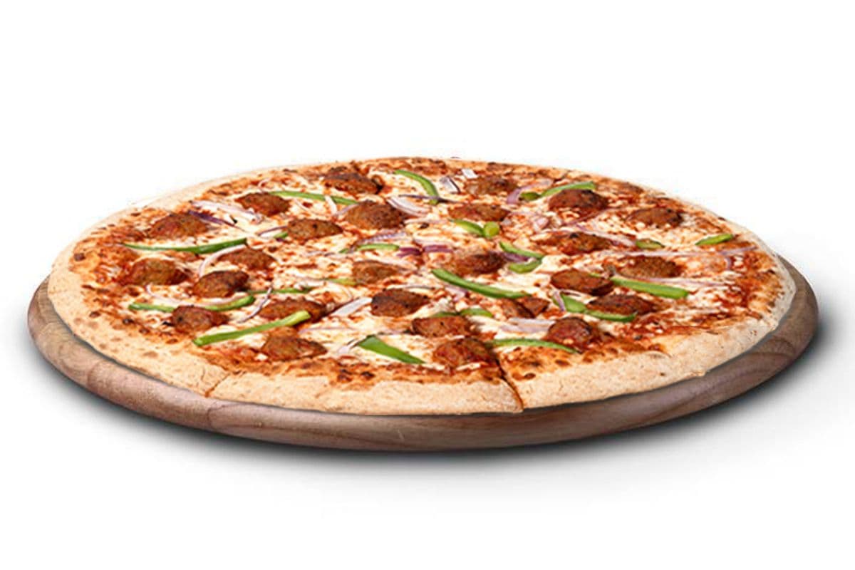 Small Meatball Pizza