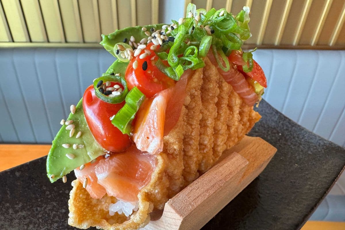 Spicy Salmon Taco