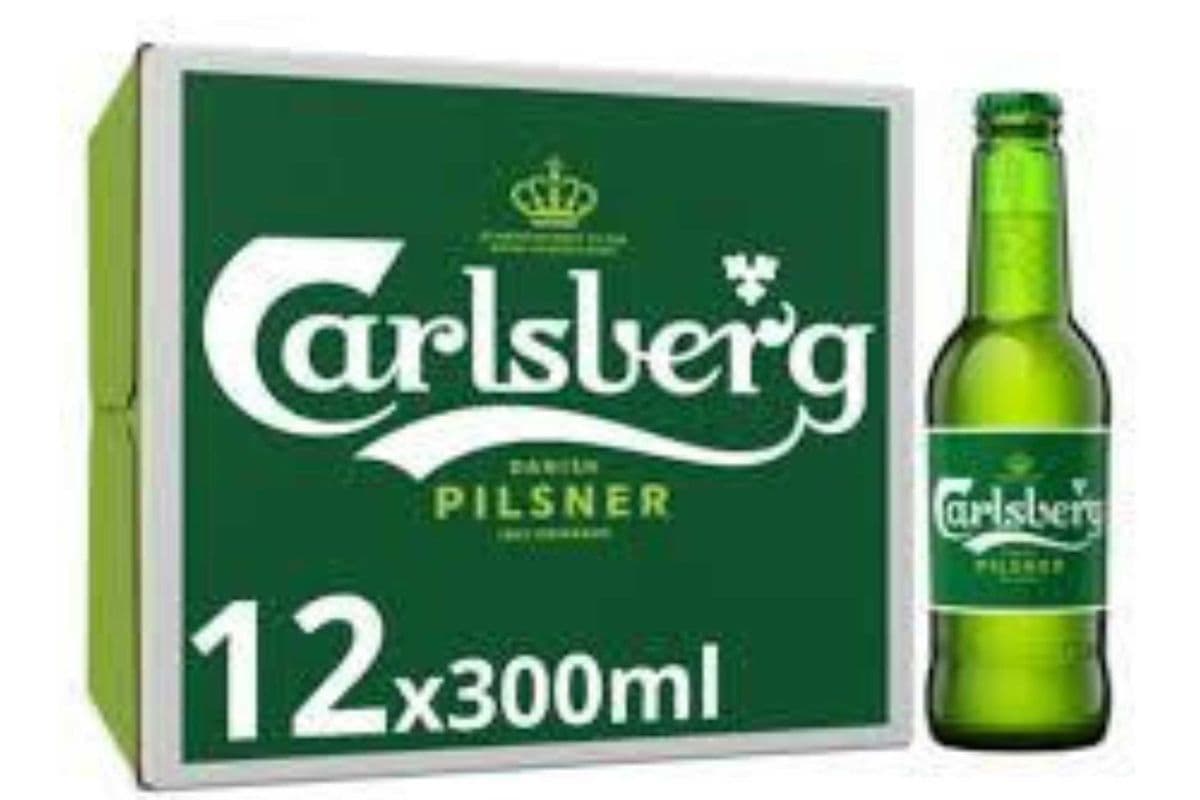 CARLSBERG PILSNER 12*330ML BOTTLES (1 x 330ML)