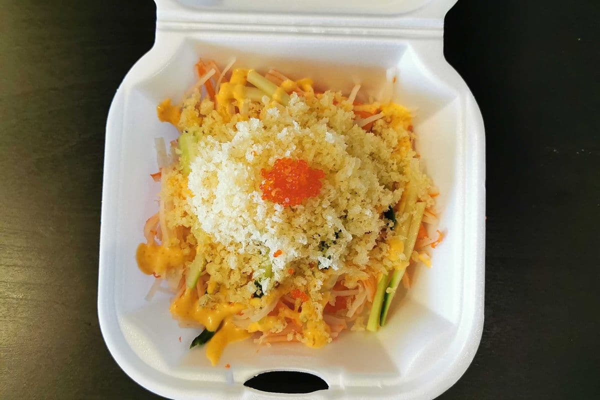 Spicy Crispy Kani Salad