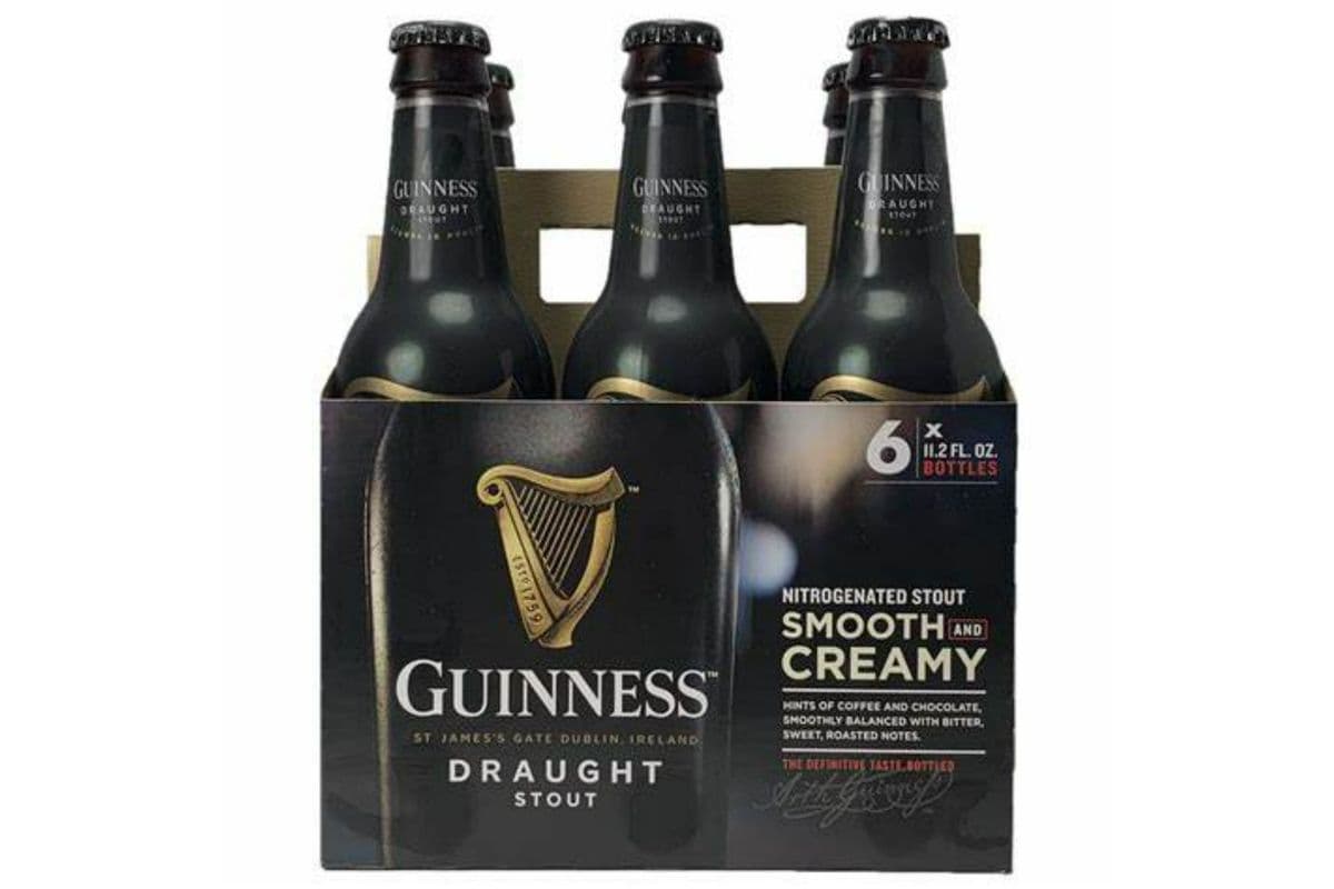Guinness Draught Stout (6 x 500 ml Bottle)
