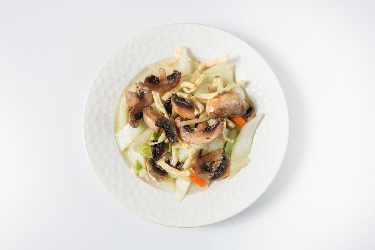 Chow mein au champignons