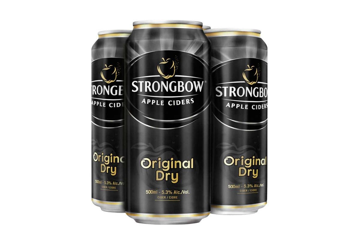 Strongbow Apple 4 Cans (4 x 500 ml cans)