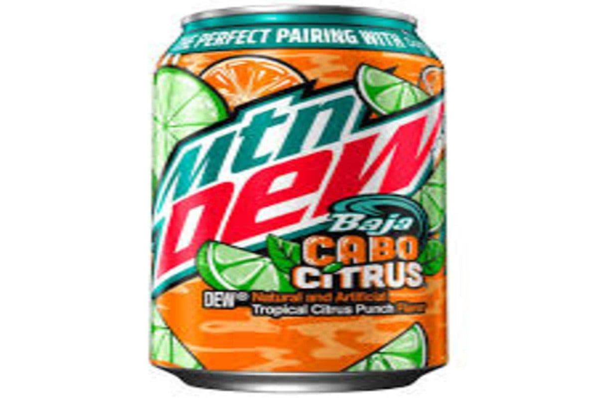 Mountain Dew Baja Cabo Citrus (355ml) (170 Cal)