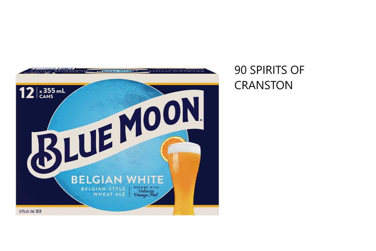 BLUE MOON BELGIAN WHITE 12 CANS (1 x 12x355ML)
