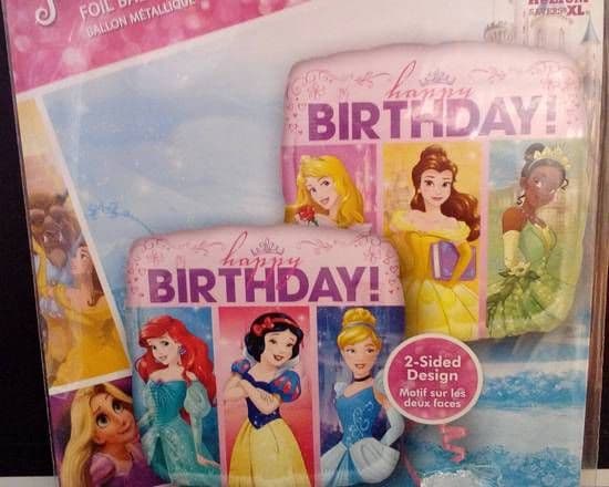 17" Square Foil Balloons (Disney Princess)