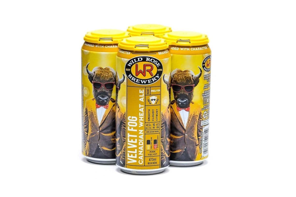 Wild Rose Velvet Fog Canadian Wheat Ale (4-Pack) (4 x 473 ml)