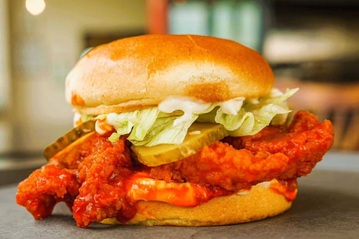 New item! Hot Chicken Burger