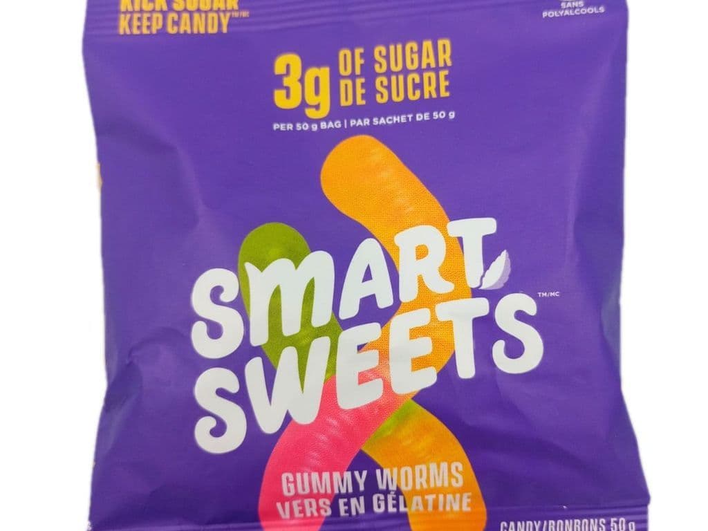 SMART SWEETS VEGAN GUMMIES GUMMY WORMS 50G