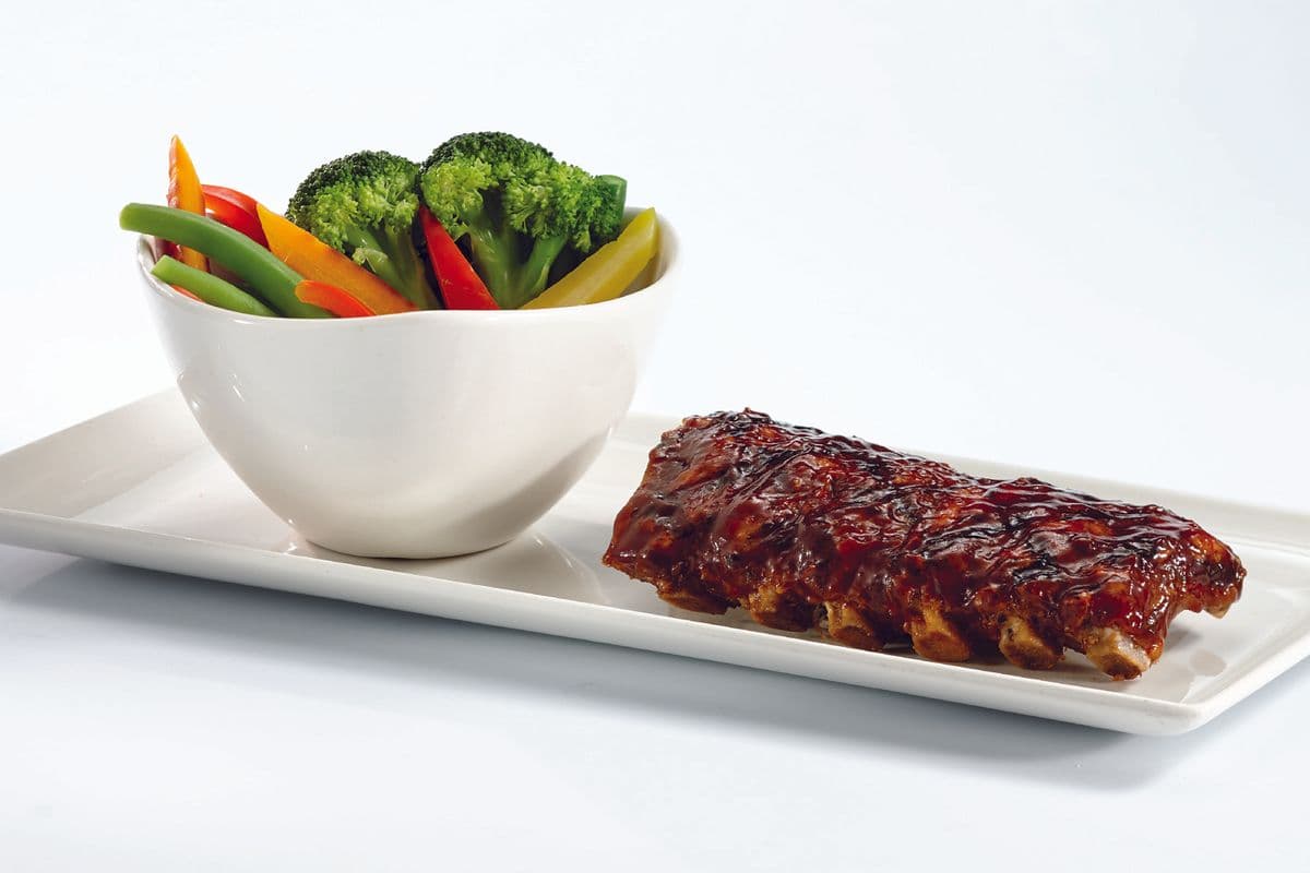 Half Rack of BBQ Pork Back Ribs