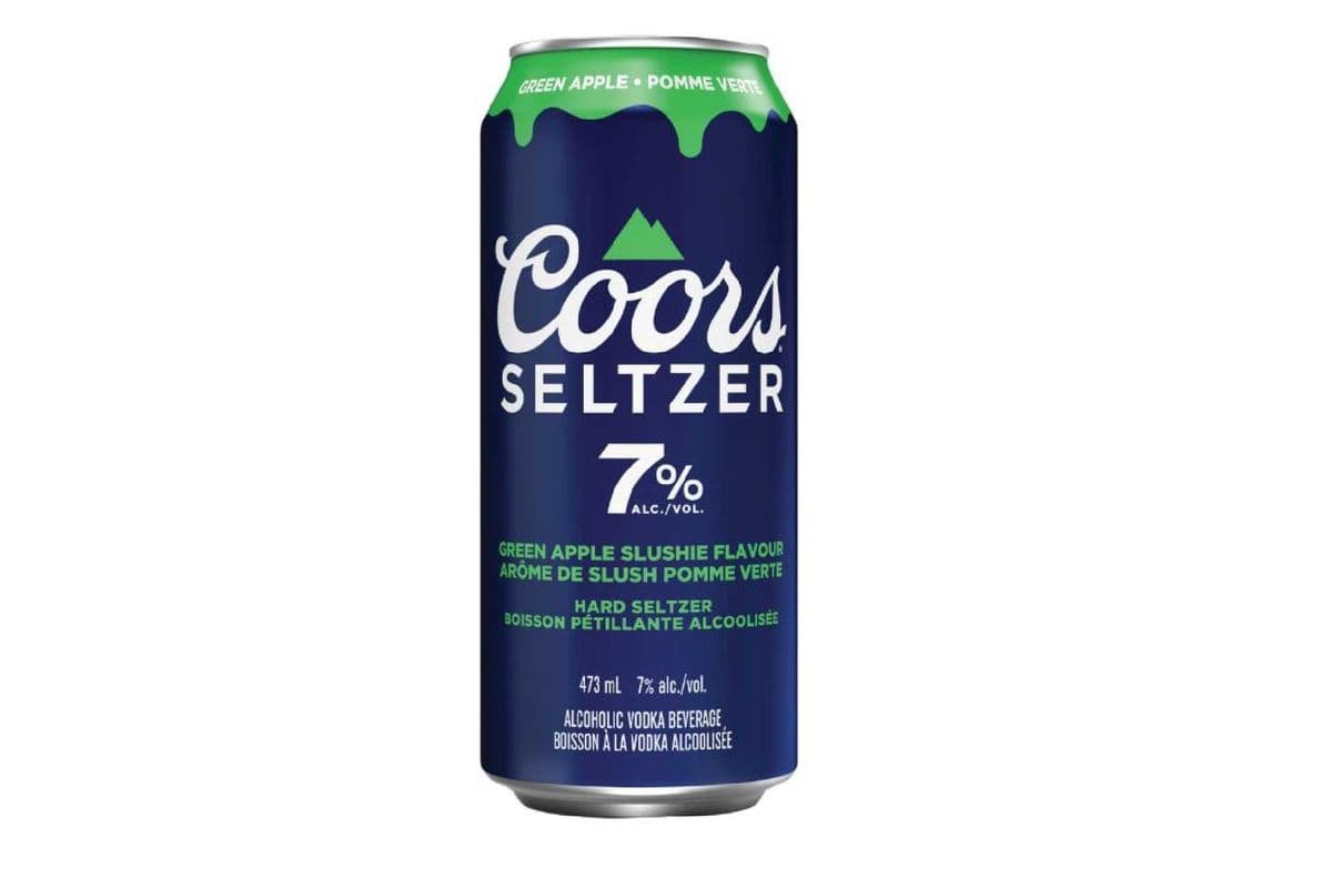 Coors Seltzer Slushie Green Apple (1 x 473ml)