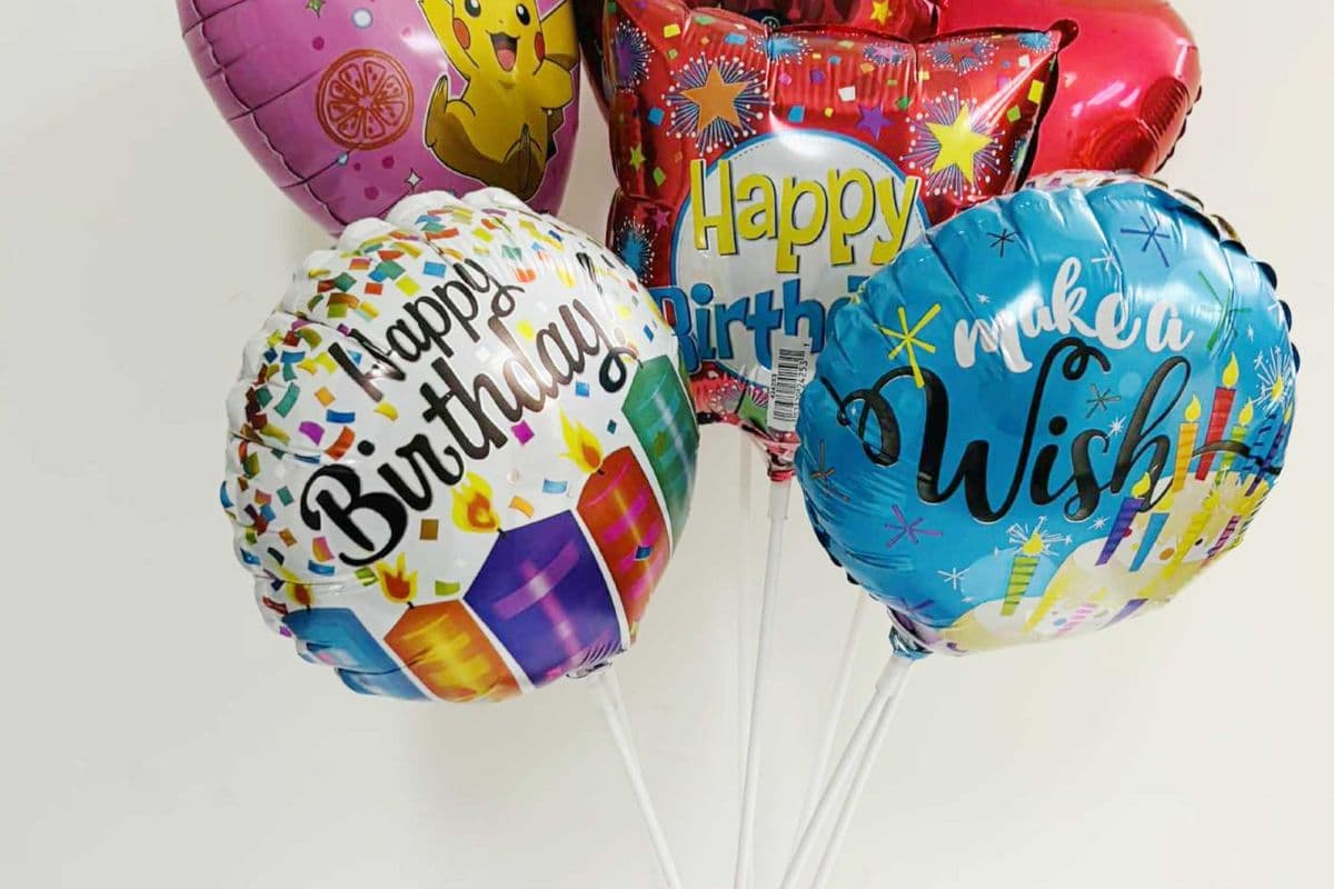 Foil Balloon Happy Birthday SKU101W