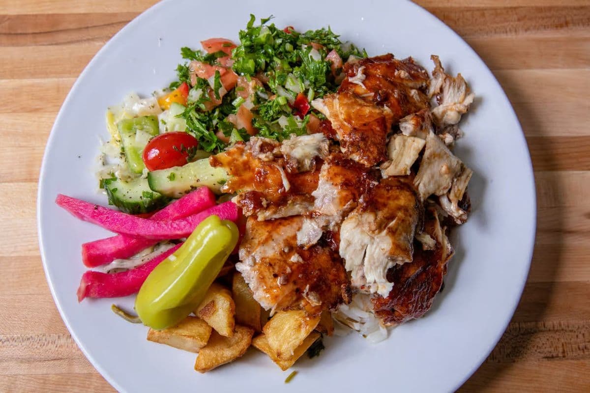 Assiette Shish Taouk (poulet) / Shish Taouk Plate (Chicken)