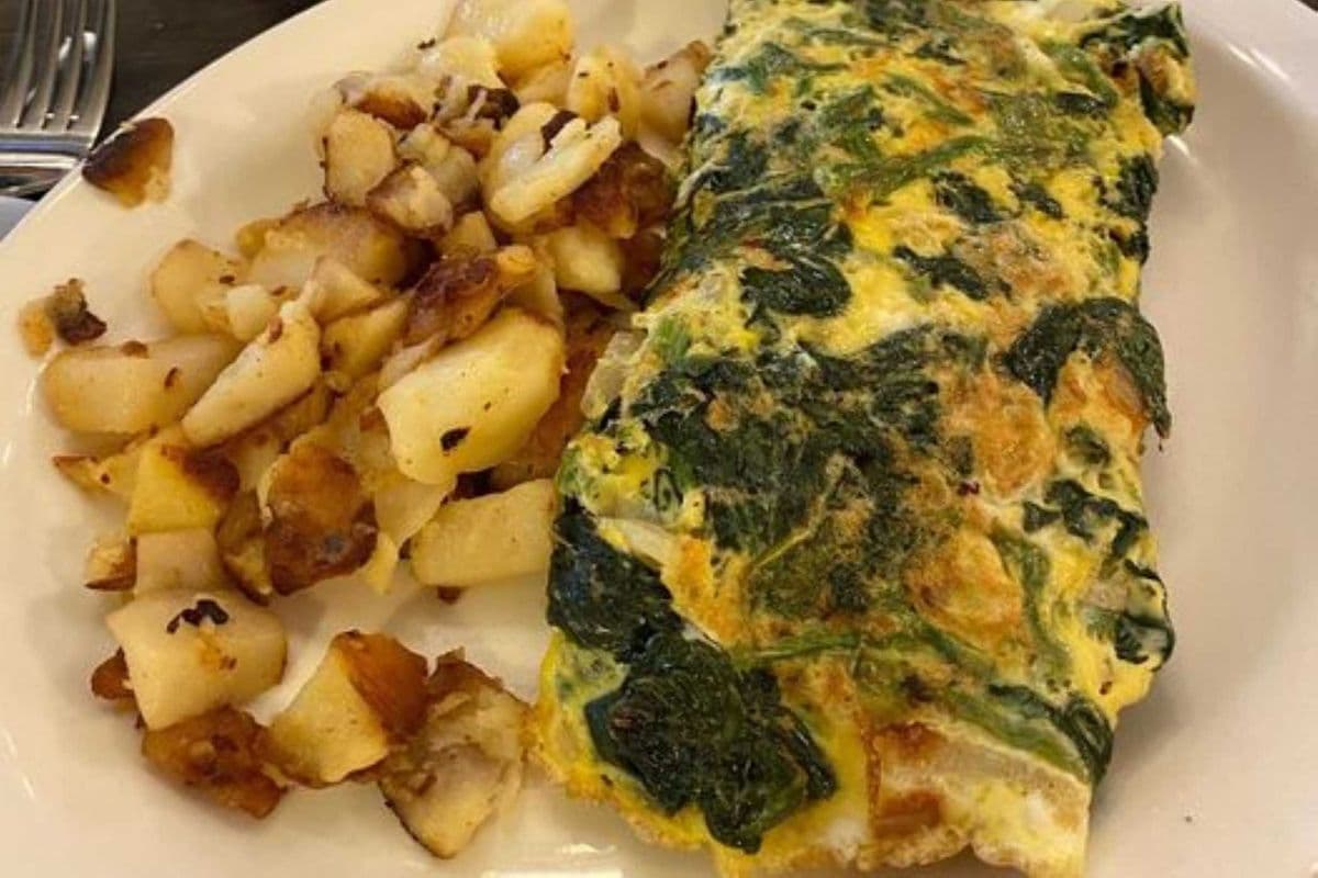 Spinach Omelette