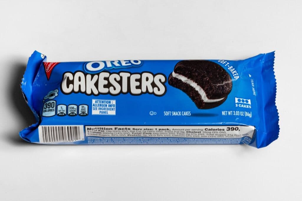 Oreo Cakesters (86g) (390 Cal)