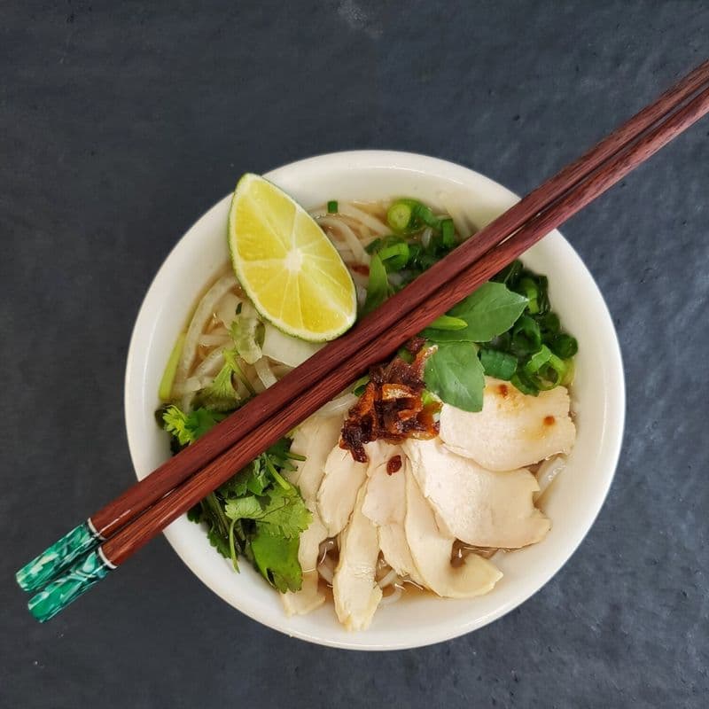 Soupe tonkinoise au poulet