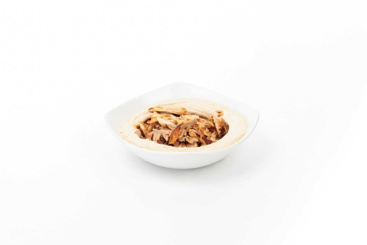 Hummus with Chicken Shawarma