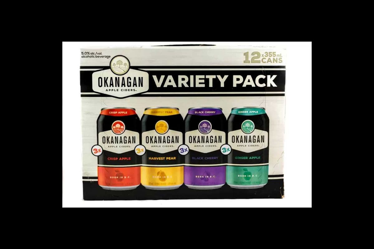 OKANAGAN APPLE CIDER VARIETY PACK (12 x 355ML CANS) (12 x 355ML)