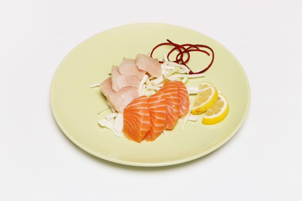 Tuna and Salmon Sashimi