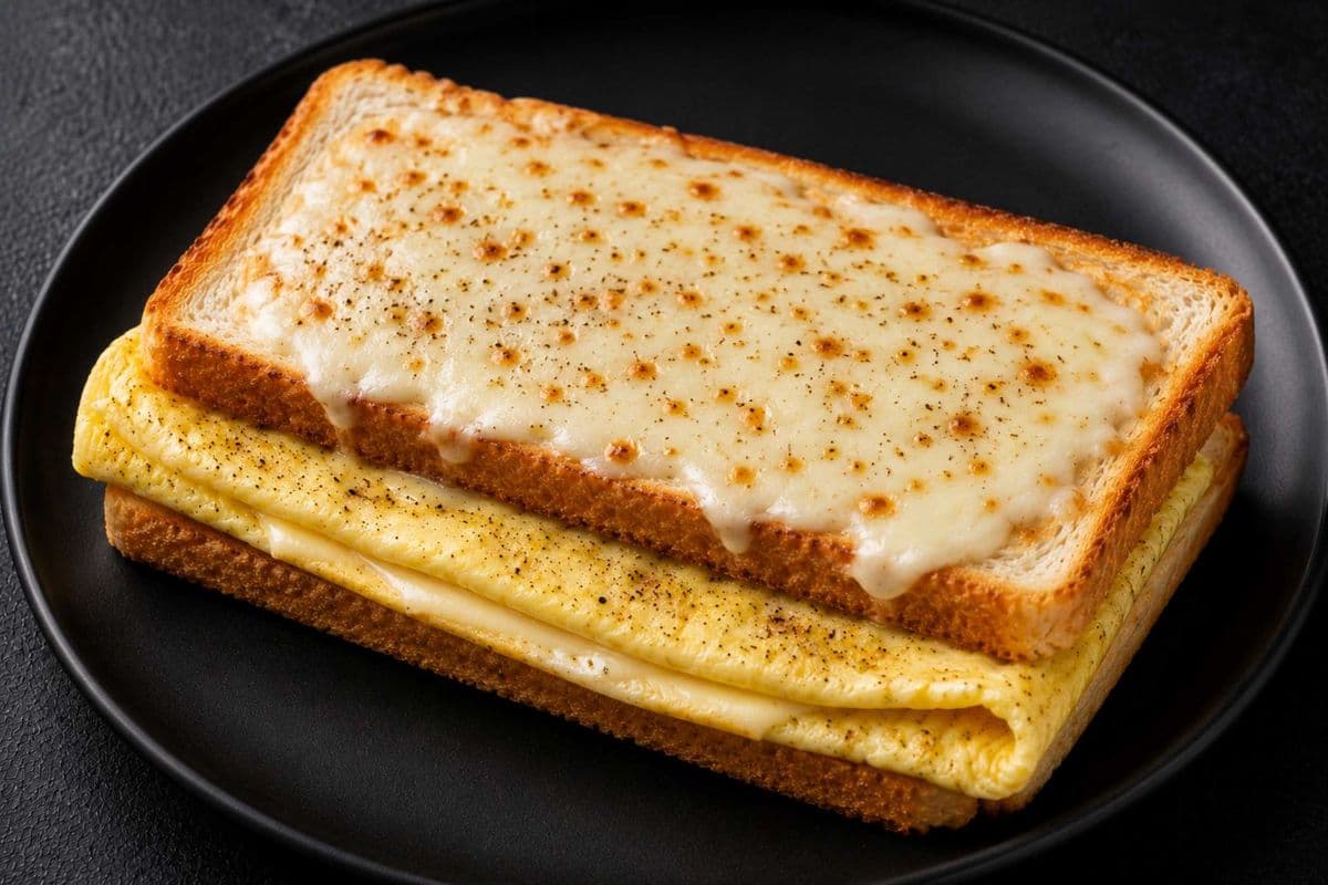 Cheese Omelette Sandwich