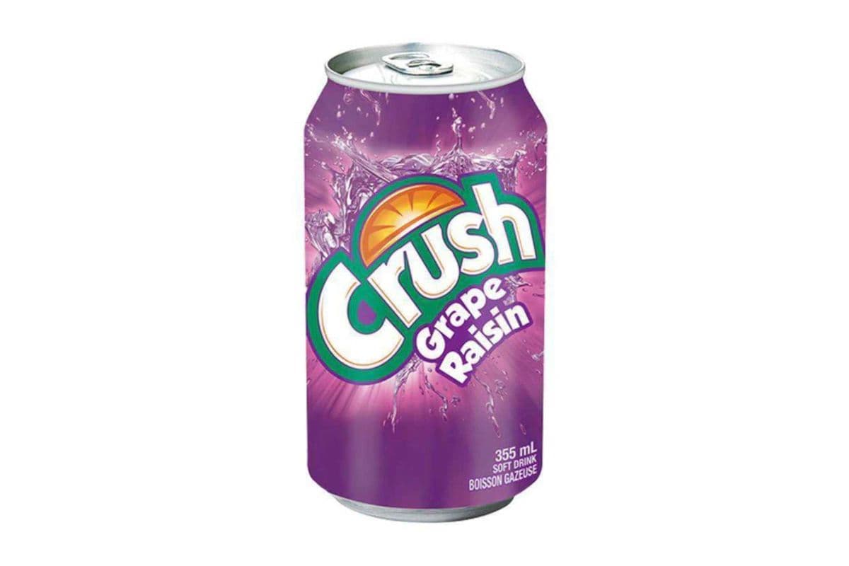 Crush Canned Soda Grape