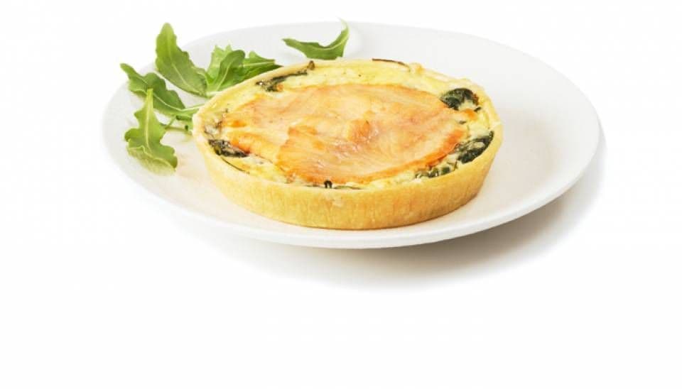 Quiche au saumon fume /  Smoked salmon quiche