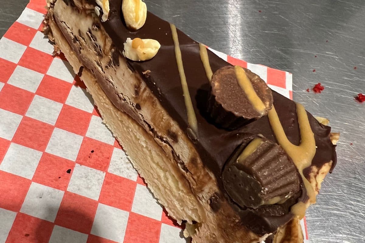 Reese Peanut Butter Blondie Cake