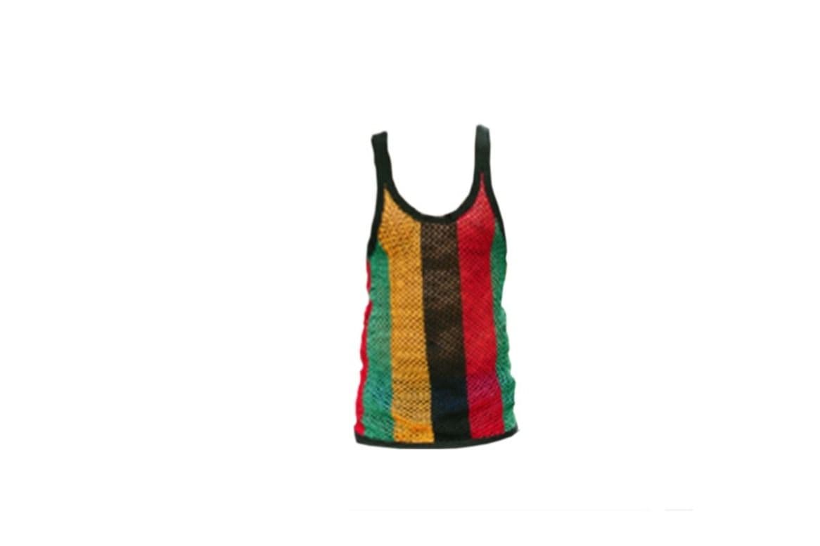Red Green Gold Mesh Marina