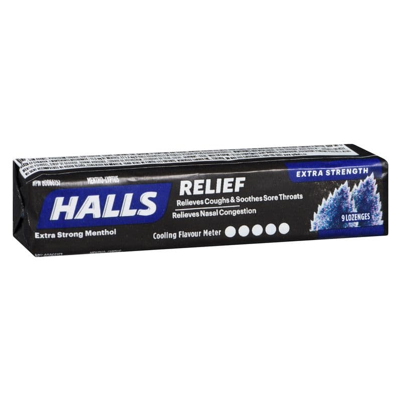 Halls extra strong