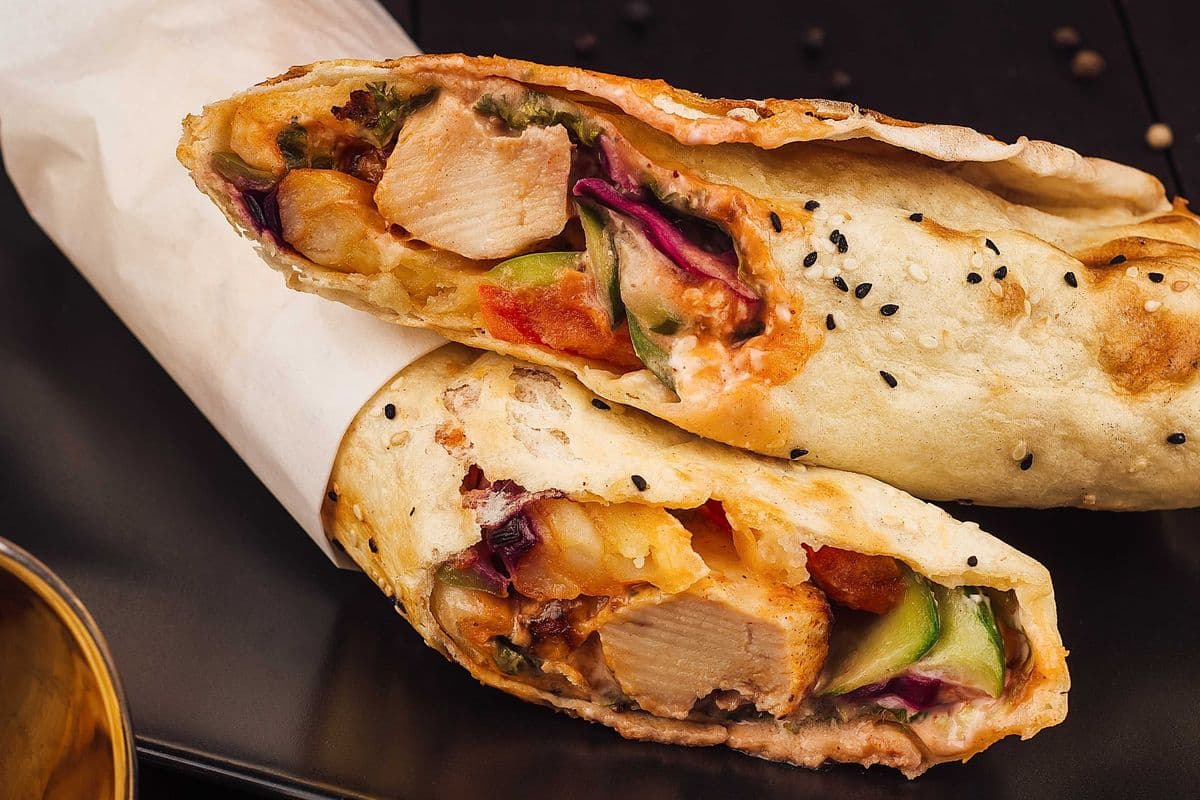 Chicken Kebob Wrap