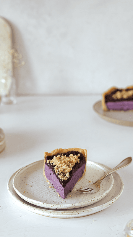 Blueberry Crumble Cheesecake (V)(GF)