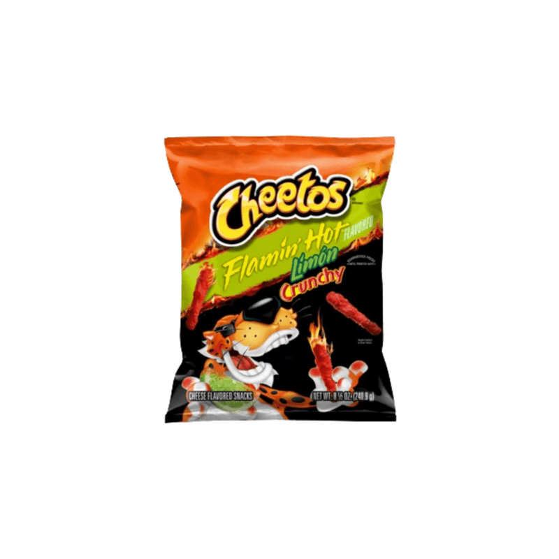 Crunchy Cheese Flamin Hot Limon Chips Cheetos - USA (92g)