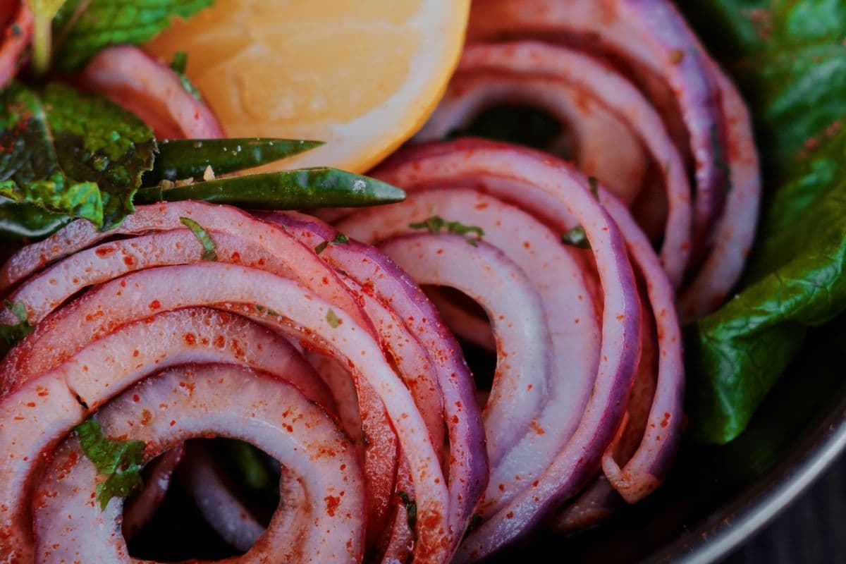 Masala onions small size