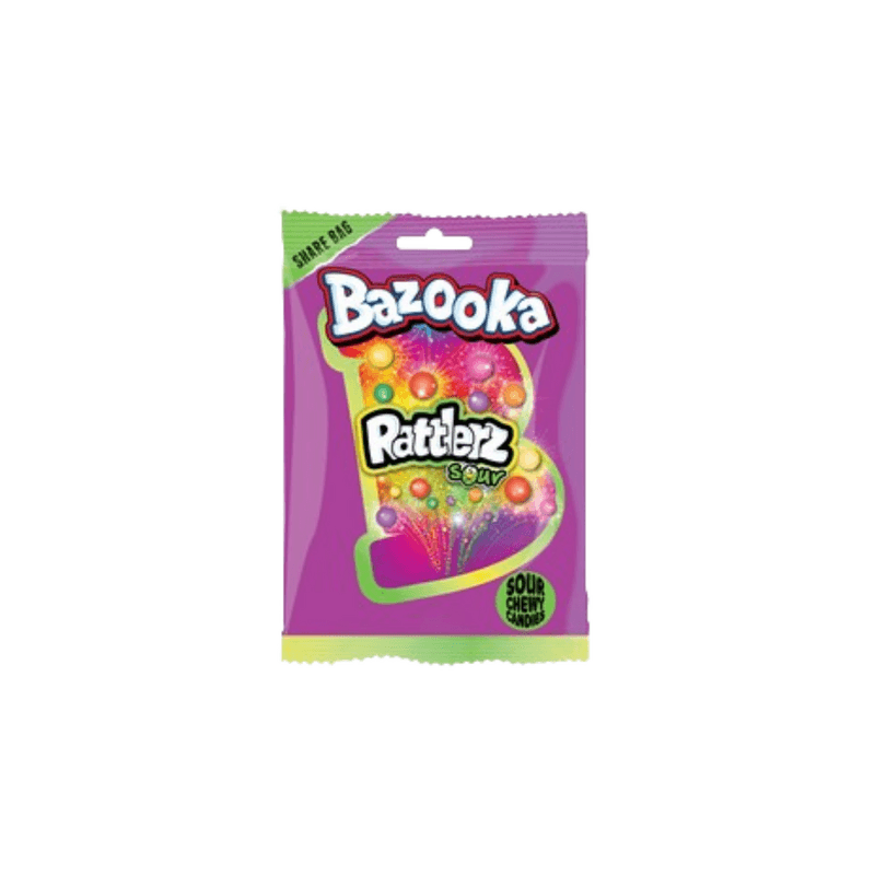 Sour Bazooka Rattlerz Chewy - UK (100g)