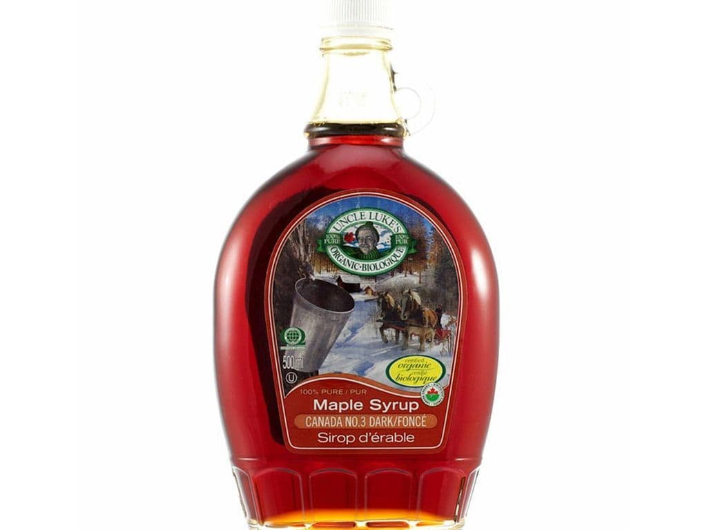 UNCLE LUKE'S MAPLE SYRUP NO.3 VERY DARK STRONG TASTE 500ML