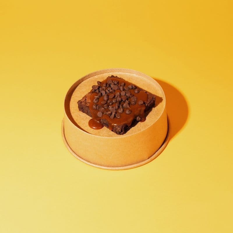 Brownie au chocolat avec caramel salé / Fudge Brownie with Salted Caramel