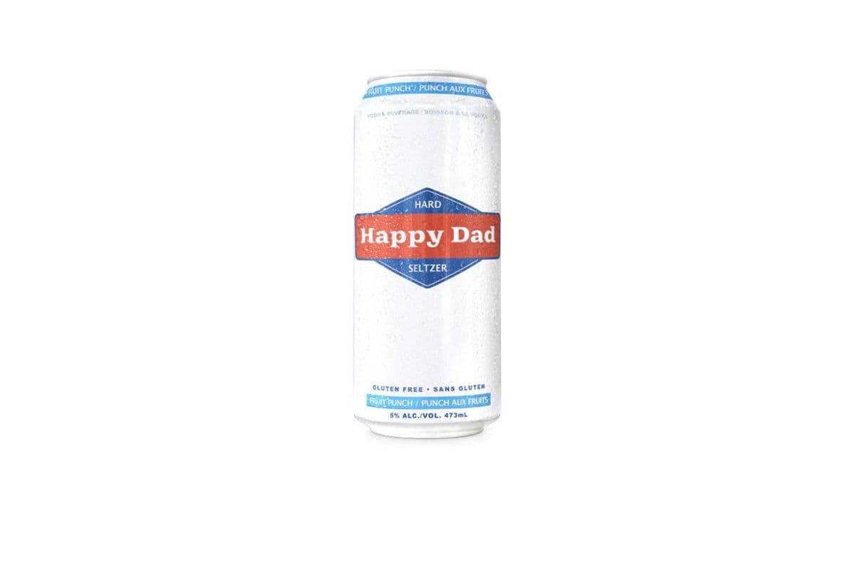 HAPPY DAD HARD SELTZER FRUIT PUNCH 4PK TALL CAN (4 x 473ML)