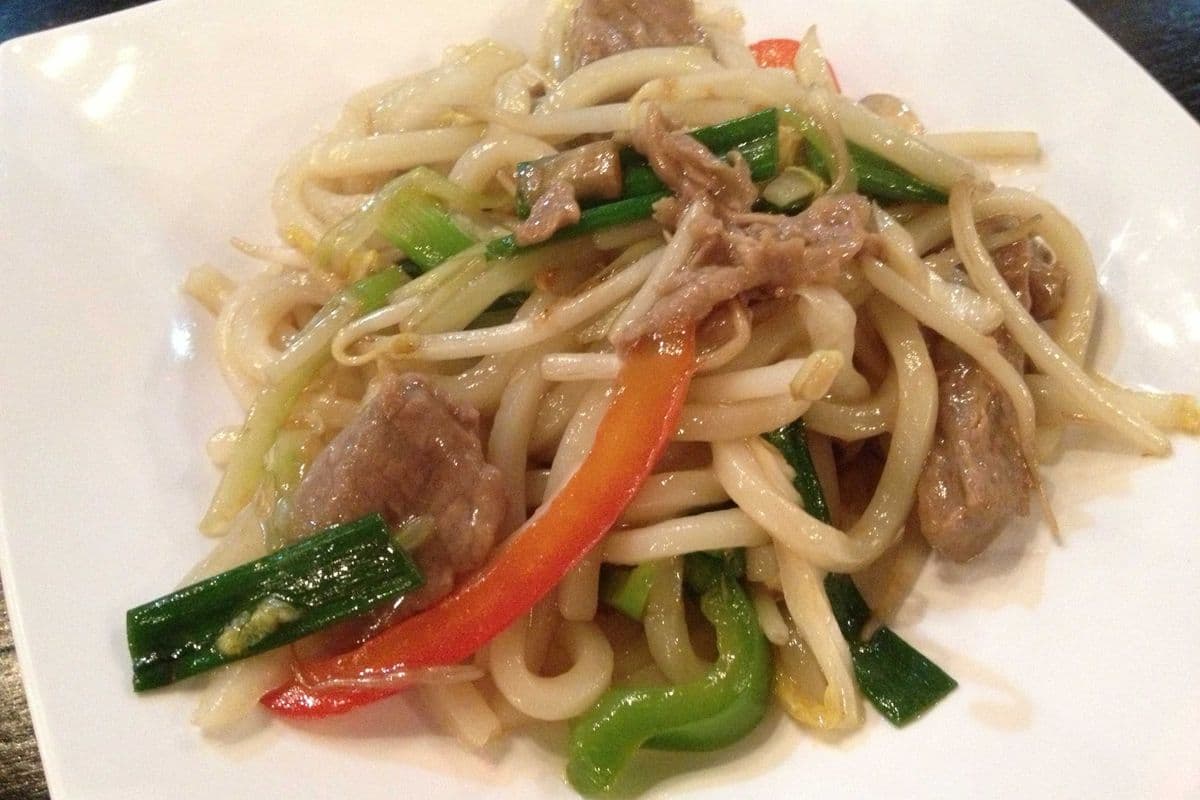 Beef Fried Udon