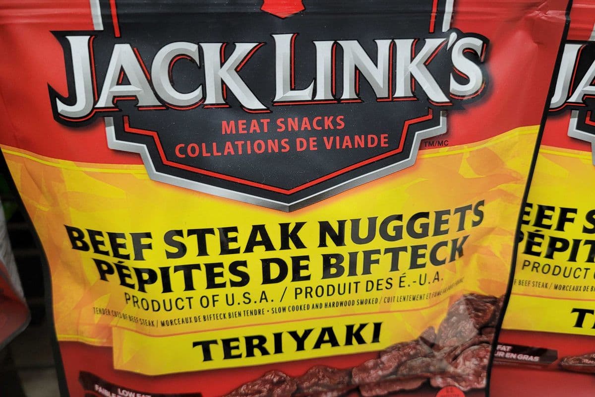 Jack link's beef steak nuggets teriyaki
