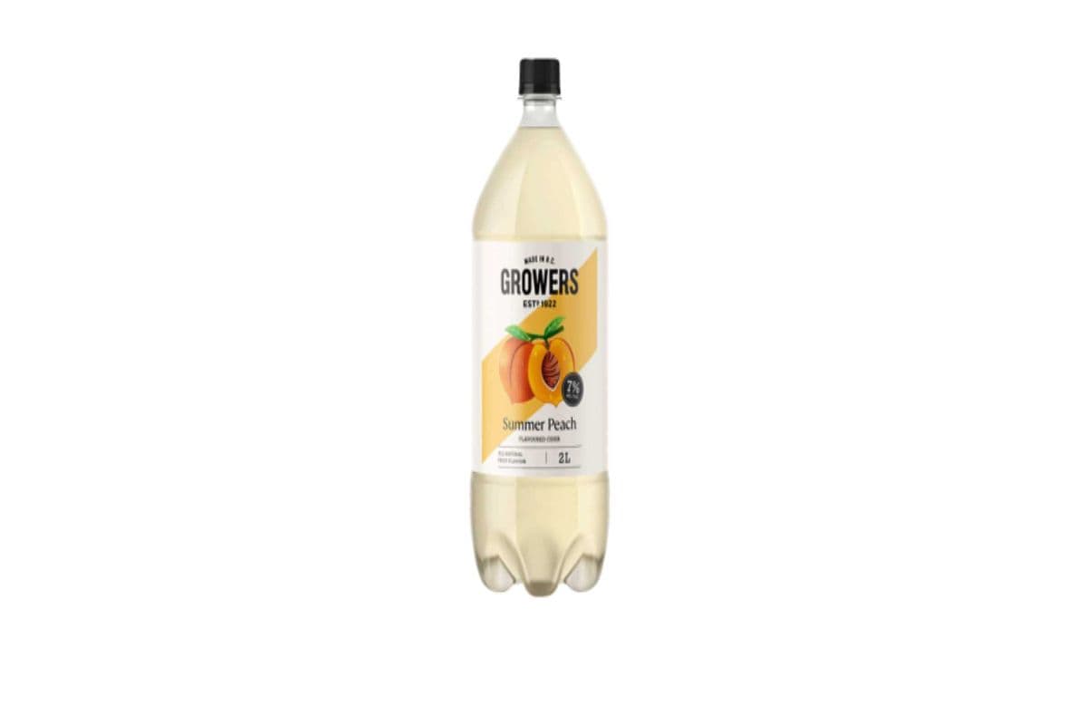 Growers's Summer Peach (2 L) (1 x 2 L)