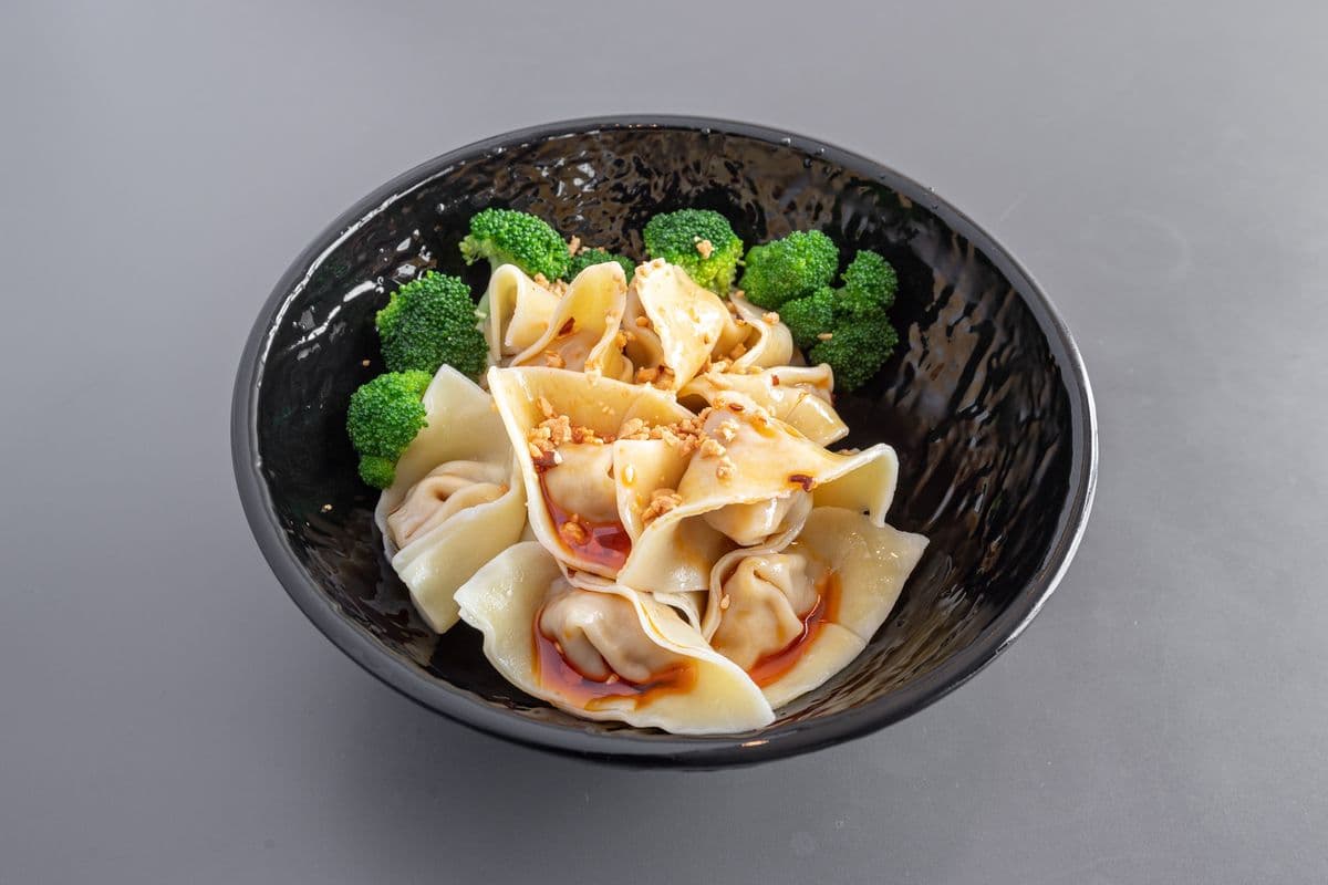 Chili Oil Wonton (No Soup) (16 pieces)