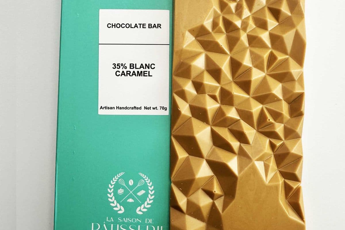 35% Caramel White Chocolate Bar
