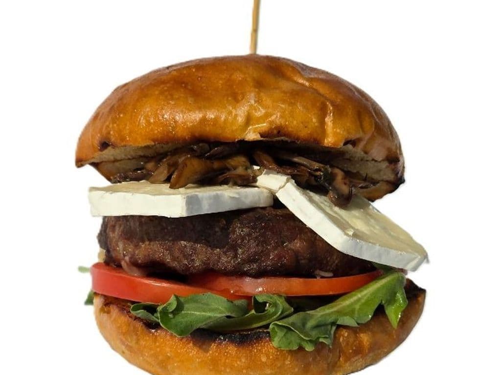 Mushroom Brie Burger