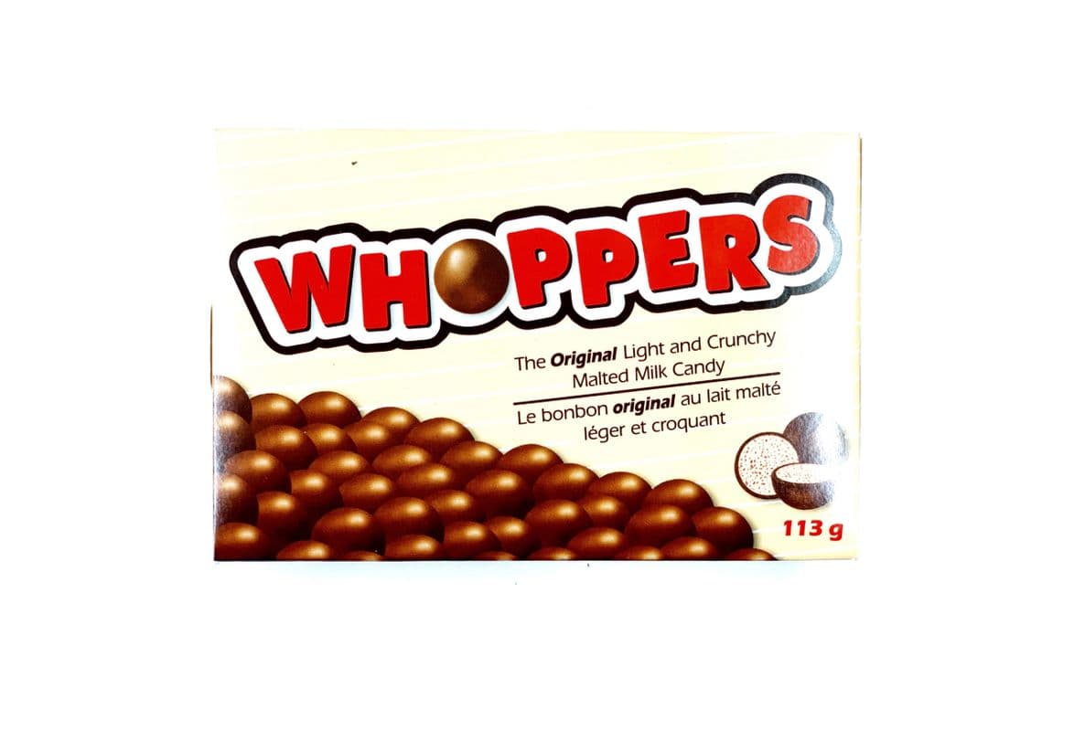 Whoppers Original Light and Crunchy Malted Milk Candy (113 g)