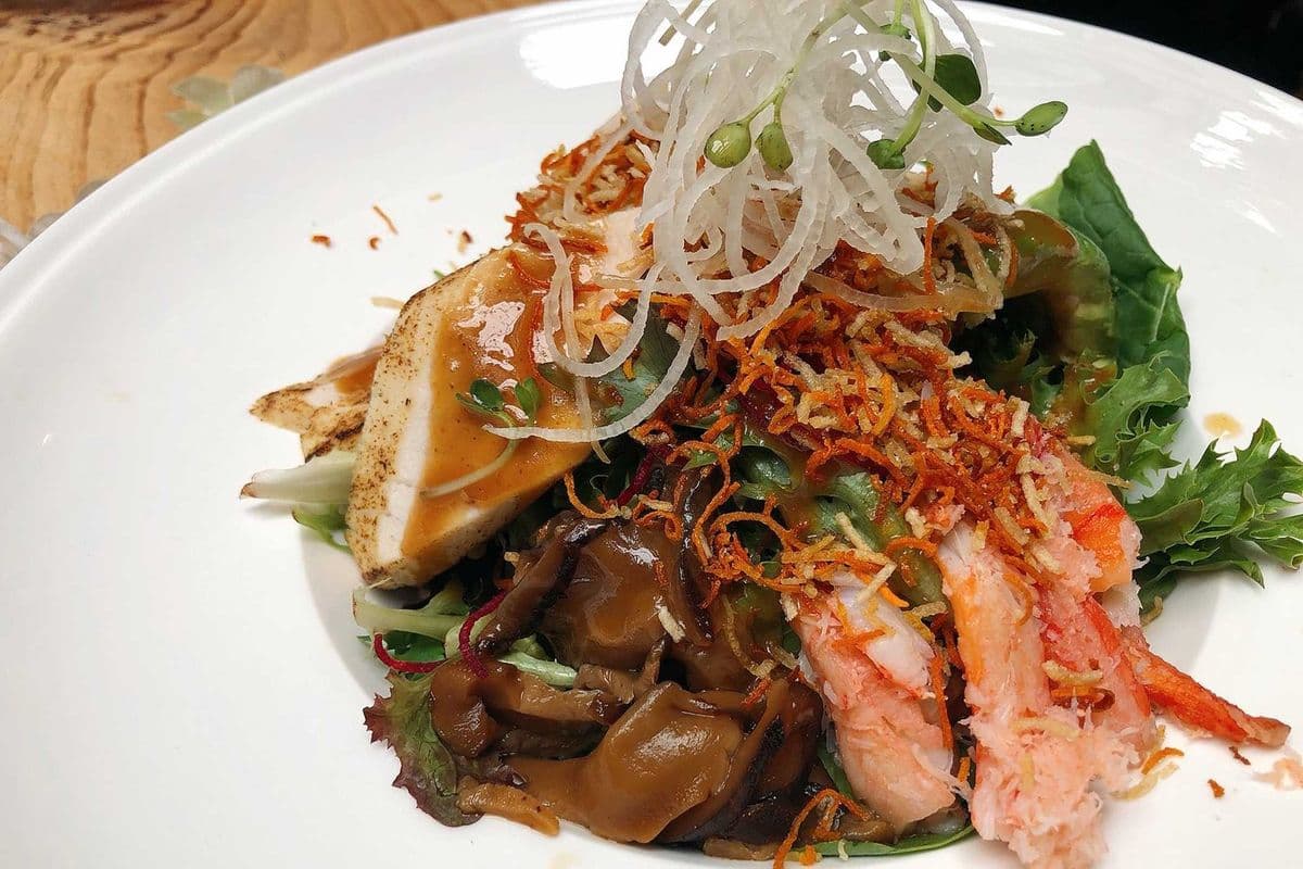 Sushi Mori's Crispy Oriental Salad